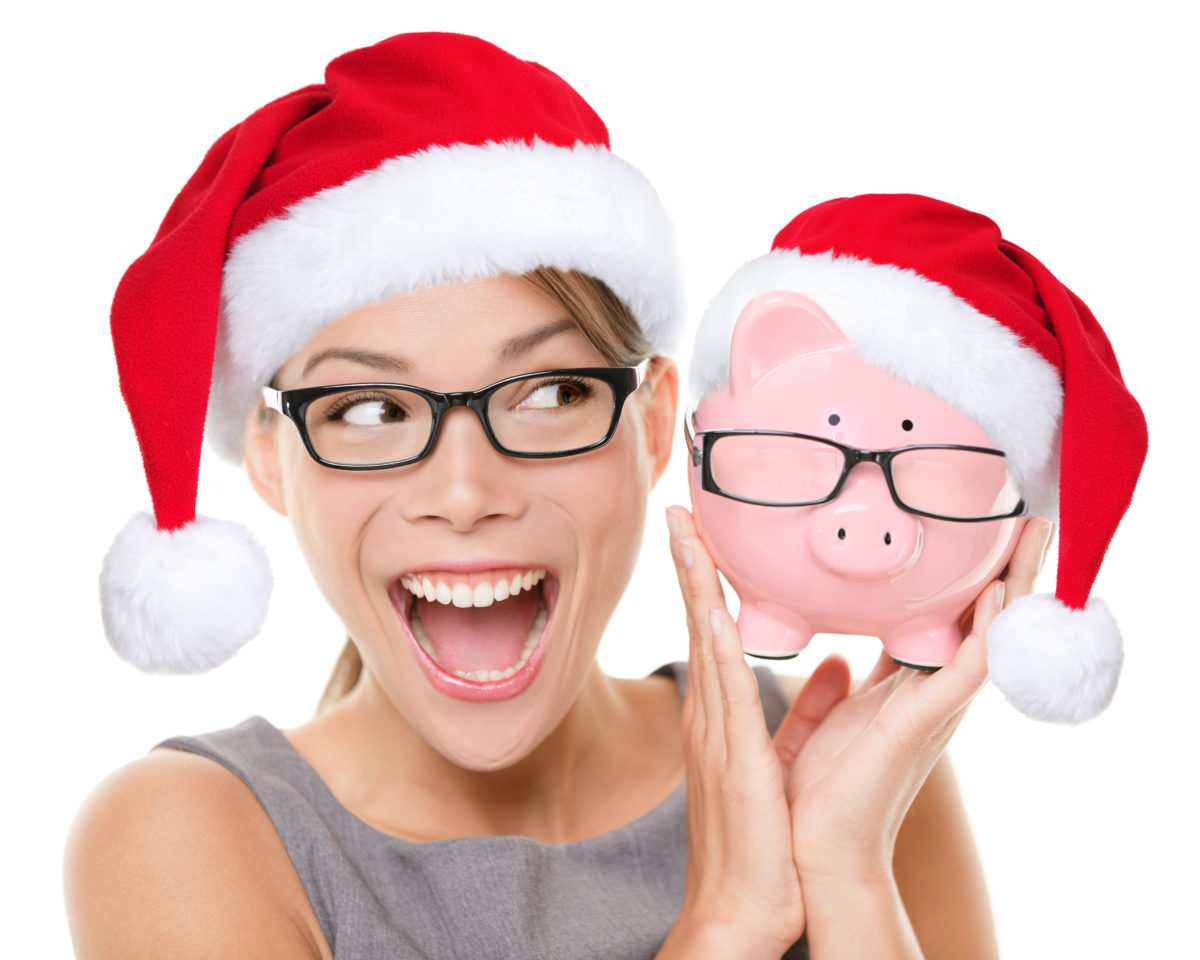 Christmas glasses eyewear sale concept