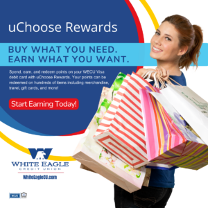 Buy what you need. Earn what you want.