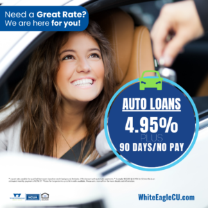 Need a great rate? We are here for you! Auto Loans 4.95
