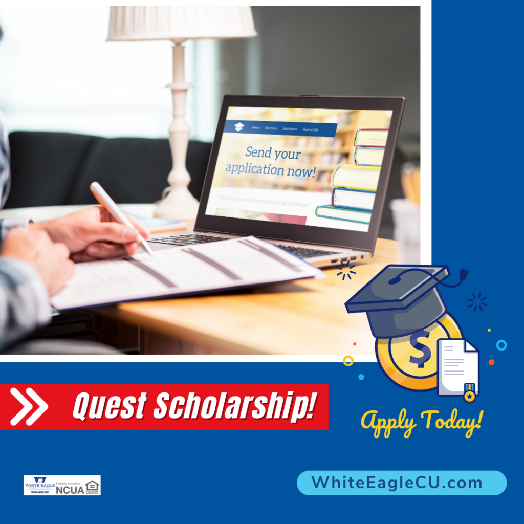 Quest Scholarship 2025 - White Eagle Credit Union