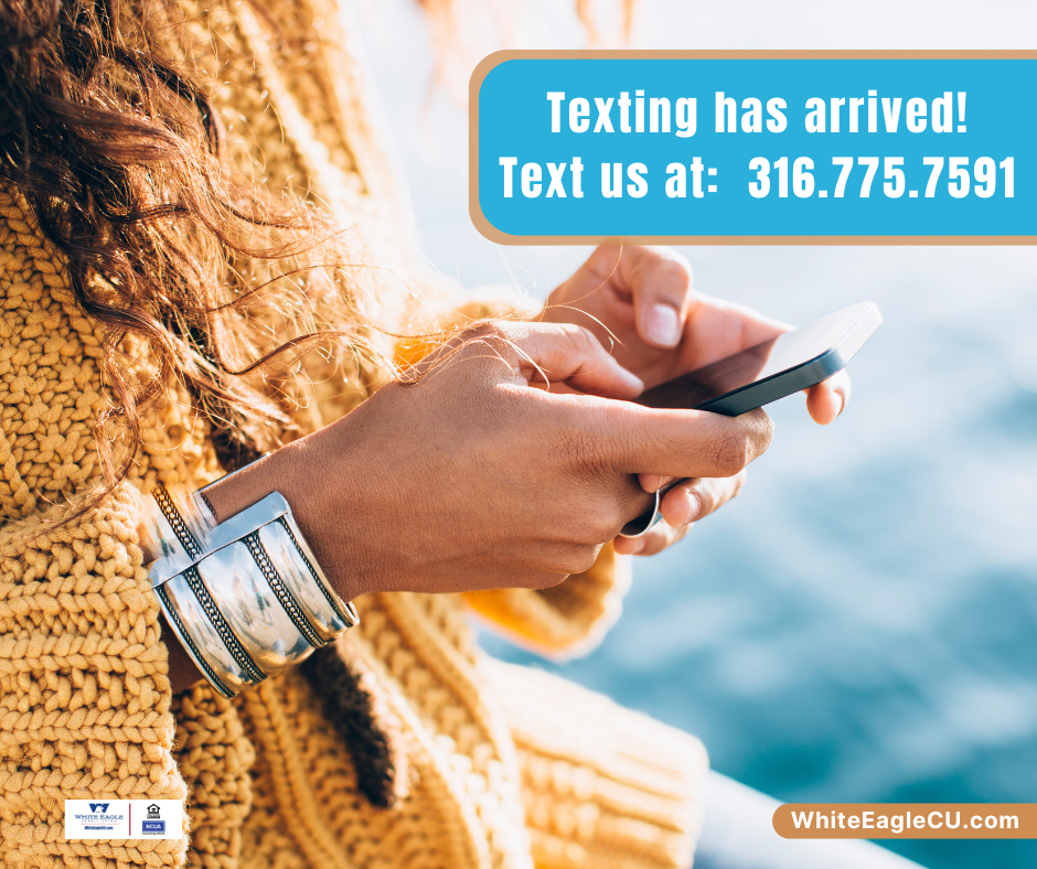 Texting has arrived. Text us at 316.775.7591